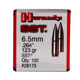 Hornady 6.5mm Bullets .264 123 Gr SST (Per 100)